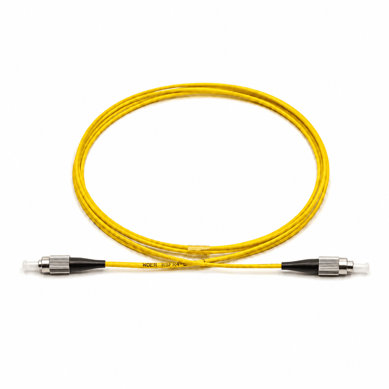 Fiber patch cable with FC connectors
