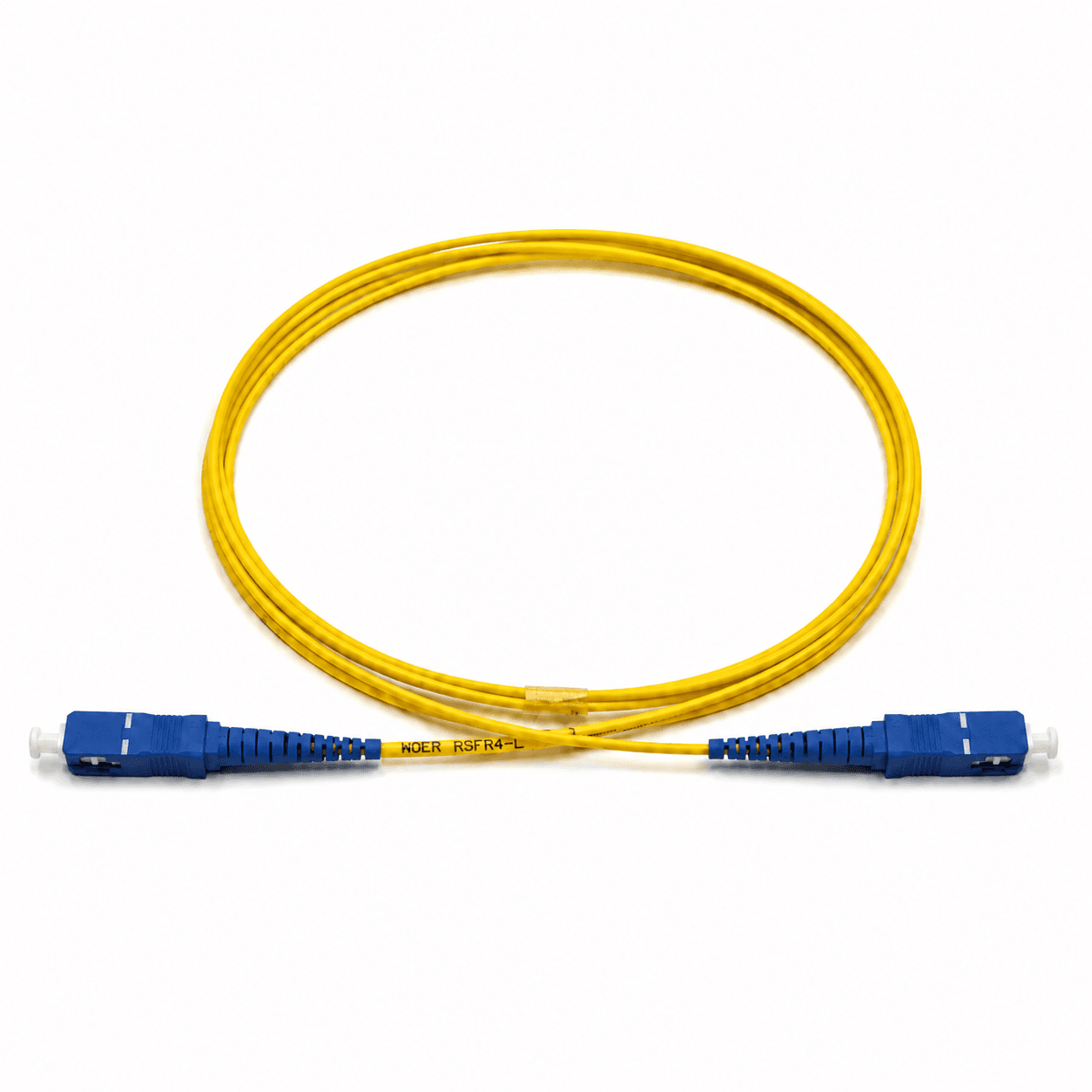 Fiber patch cable with SC connectors