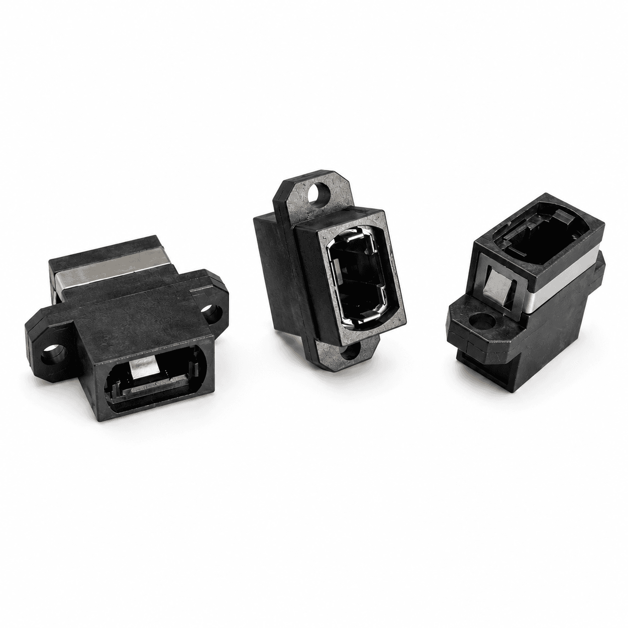 MTP or MPO panel adapters in multiple orientations