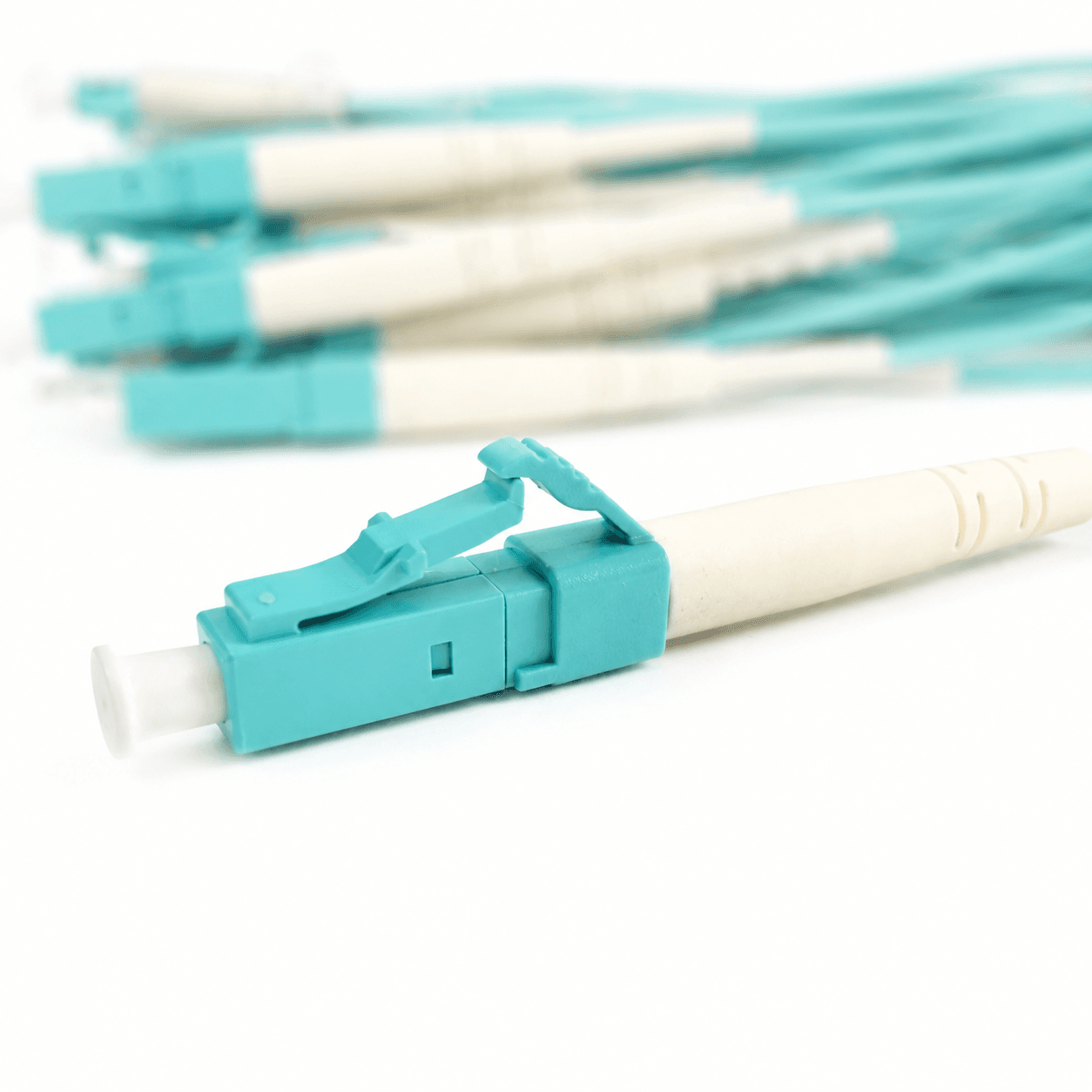 LC fiber optic connector components